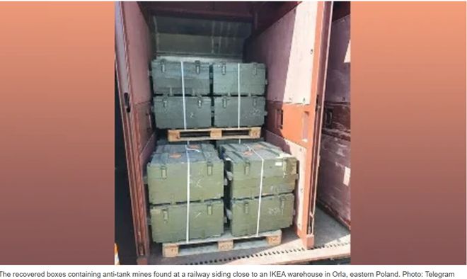 地雷被送到宜家仓库附近管后勤将军被撤职九游会J9入口波兰军队闹乌龙！240枚